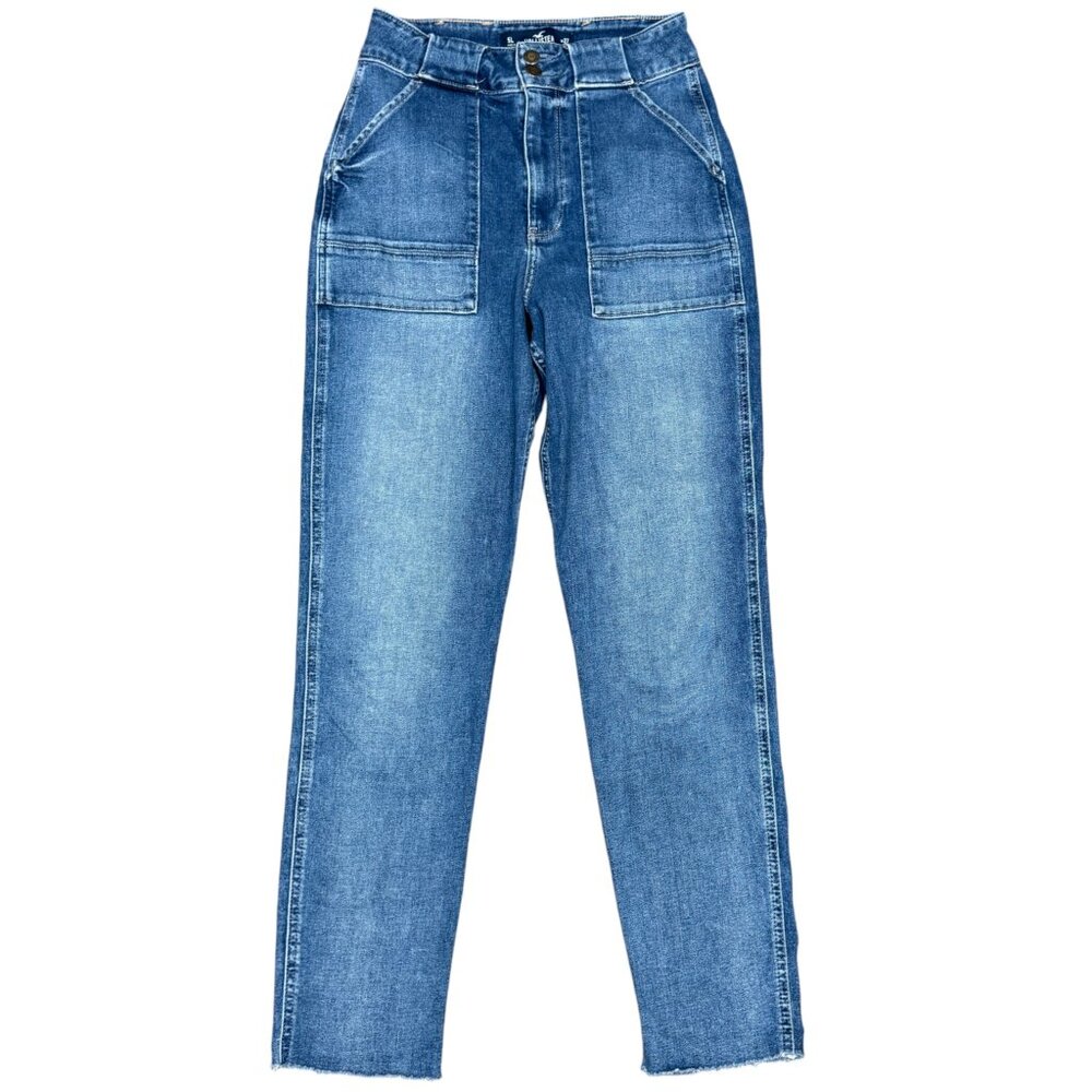 EUC Women's HOLLISTER Vintage Stretch Ultra High-Rise‎ Mom Jeans | W27 x L29